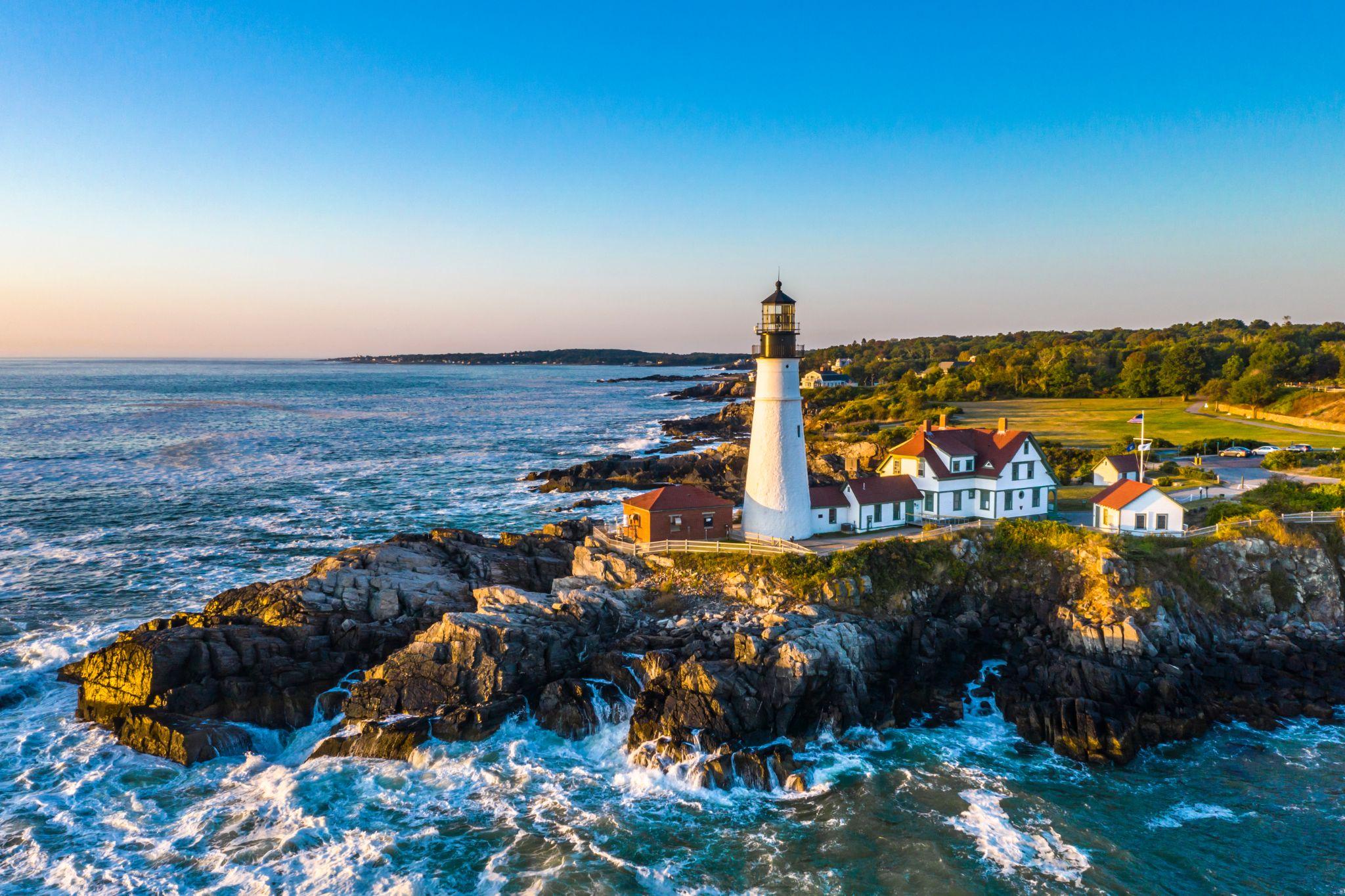 Portland Head Light in Maine.